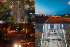 动态车流光轨视频素材包：1080P全高清都市夜景，含2K/4K超清资源